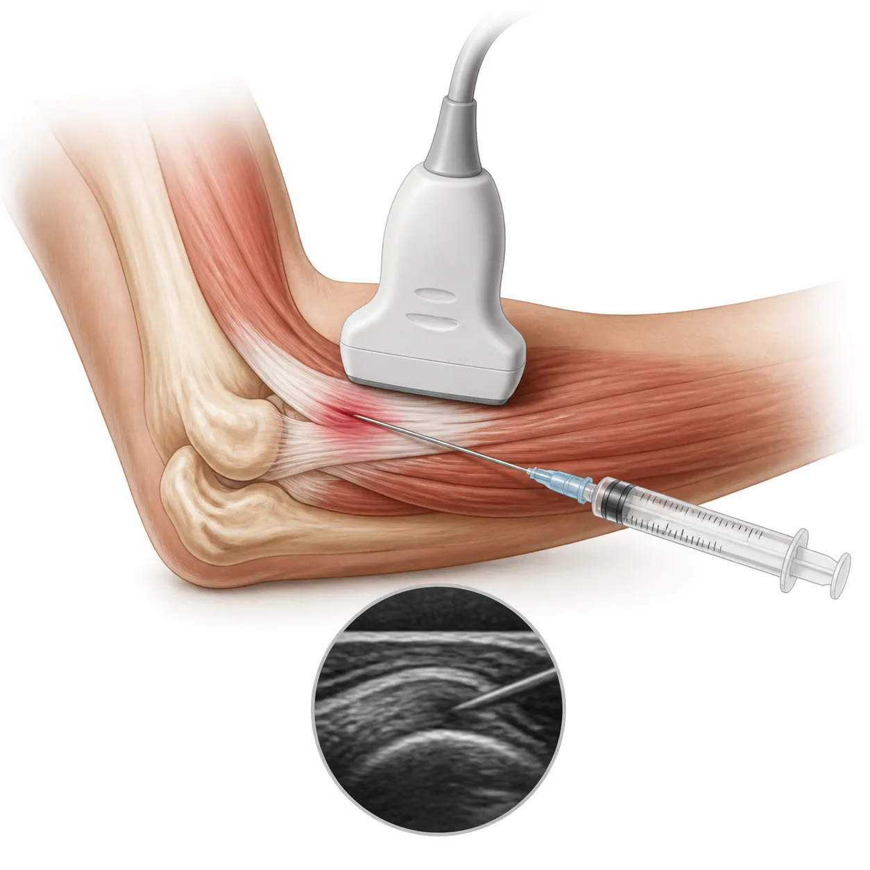Ultrasound-Guided Procedures in Common Tendinopathies at the Elbow: From Image to Needle