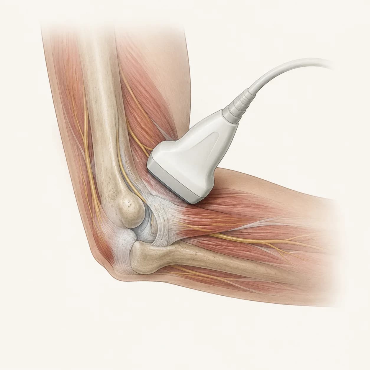 EURO-MUSCULUS/USPRM Dynamické ultrazvukové protokoly pro loket